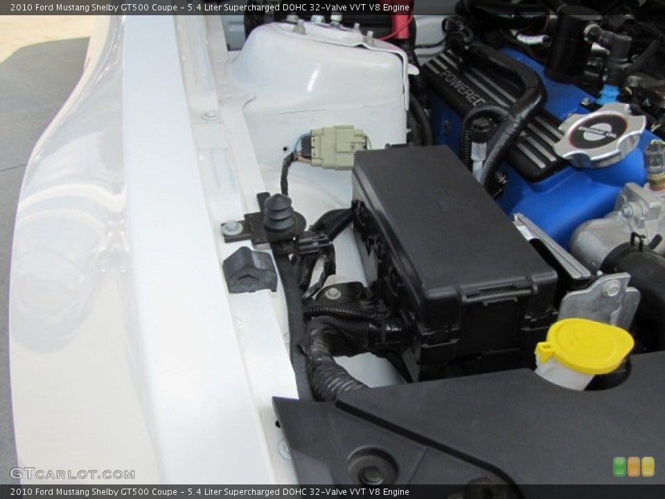 5.4 Liter Supercharged DOHC 32-Valve VVT V8 Engine for the 2010 Ford Mustang #71262916