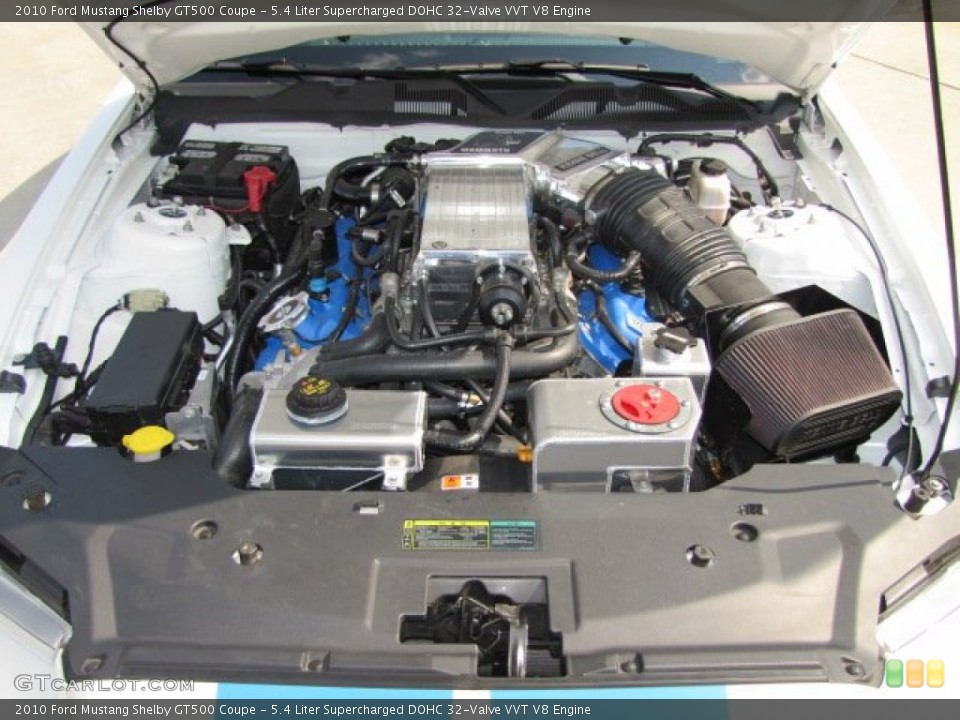 5.4 Liter Supercharged DOHC 32-Valve VVT V8 Engine for the 2010 Ford Mustang #71262922