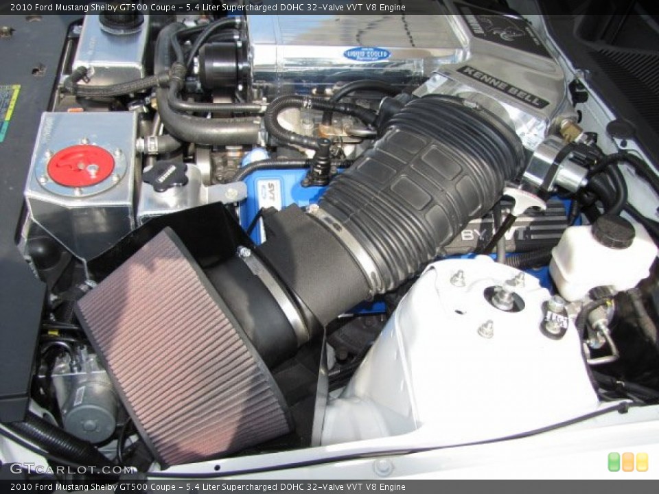 5.4 Liter Supercharged DOHC 32-Valve VVT V8 Engine for the 2010 Ford Mustang #71262946