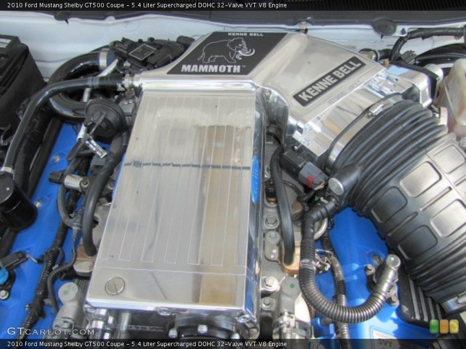5.4 Liter Supercharged DOHC 32-Valve VVT V8 Engine for the 2010 Ford Mustang #71262955
