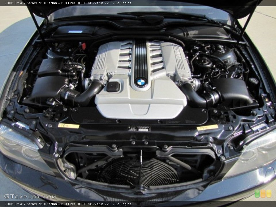6.0 Liter DOHC 48-Valve VVT V12 Engine for the 2006 BMW 7 Series #71264404