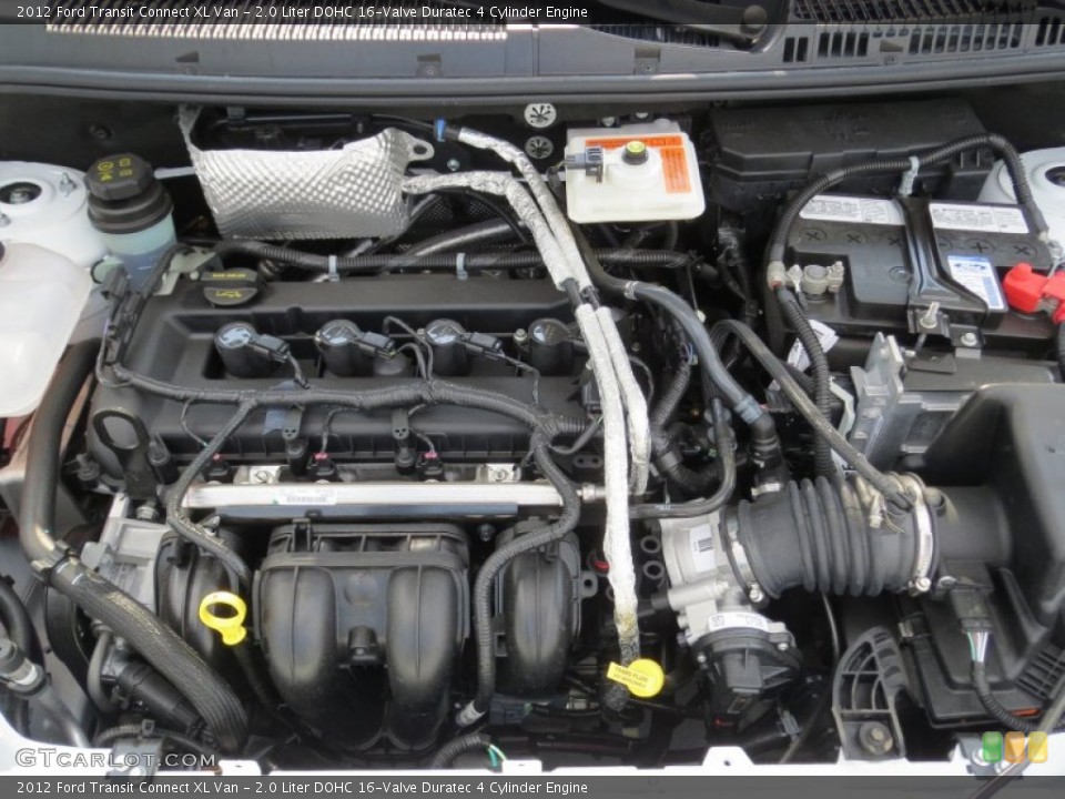 2.0 Liter DOHC 16-Valve Duratec 4 Cylinder 2012 Ford Transit Connect Engine