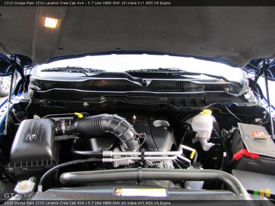 5.7 Liter HEMI OHV 16-Valve VVT MDS V8 2010 Dodge Ram 1500 Engine