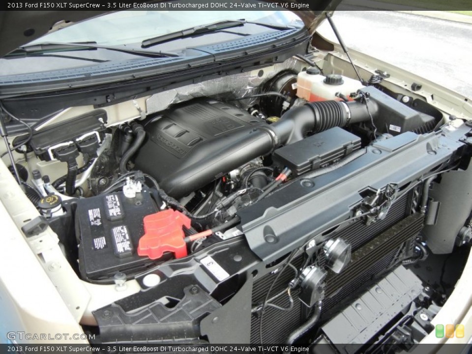 3.5 Liter EcoBoost DI Turbocharged DOHC 24-Valve Ti-VCT V6 Engine for the 2013 Ford F150 #71282569