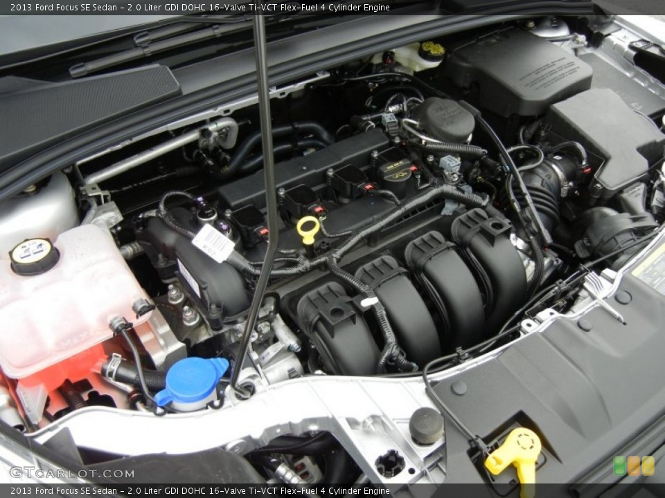 2.0 Liter GDI DOHC 16-Valve Ti-VCT Flex-Fuel 4 Cylinder Engine for the 2013 Ford Focus #71283040