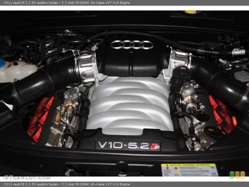 5.2 Liter FSI DOHC 40-Valve VVT V10 Engine for the 2011 Audi S6 #71287930