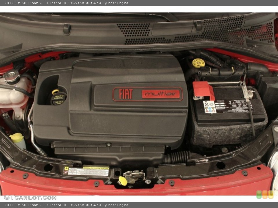 1.4 Liter SOHC 16-Valve MultiAir 4 Cylinder Engine for the 2012 Fiat 500 #71291377
