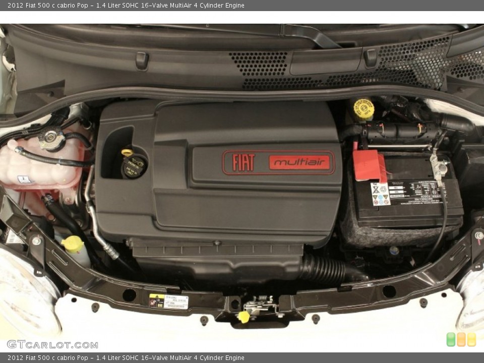 1.4 Liter SOHC 16-Valve MultiAir 4 Cylinder Engine for the 2012 Fiat 500 #71291809