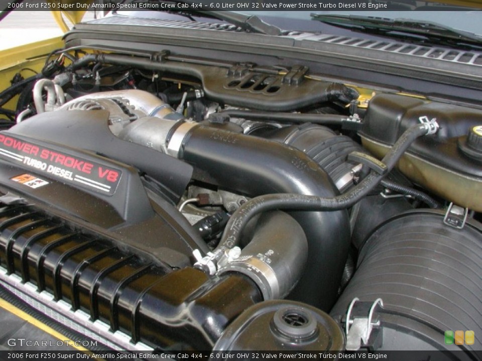 6.0 Liter OHV 32 Valve Power Stroke Turbo Diesel V8 Engine for the 2006 Ford F250 Super Duty #71293087