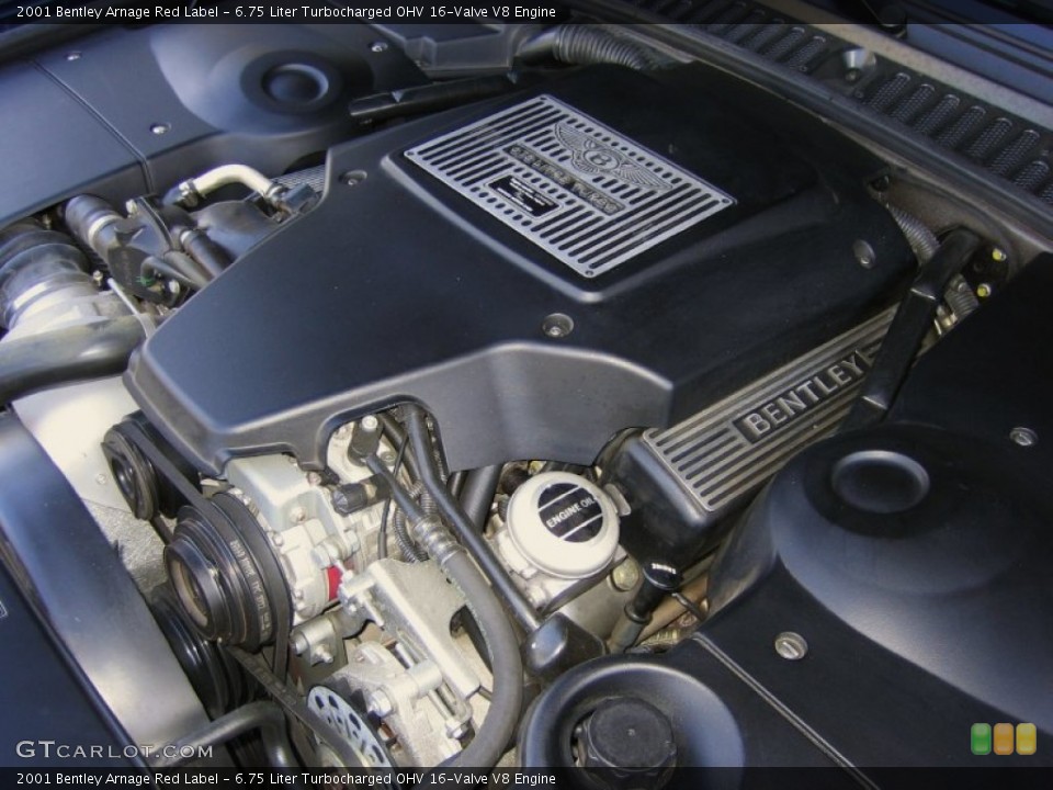 6.75 Liter Turbocharged OHV 16-Valve V8 2001 Bentley Arnage Engine