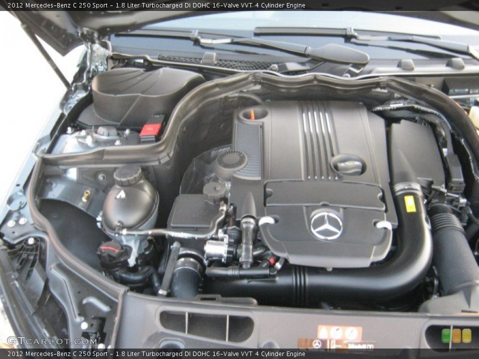 1.8 Liter Turbocharged DI DOHC 16-Valve VVT 4 Cylinder Engine for the 2012 Mercedes-Benz C #71306038