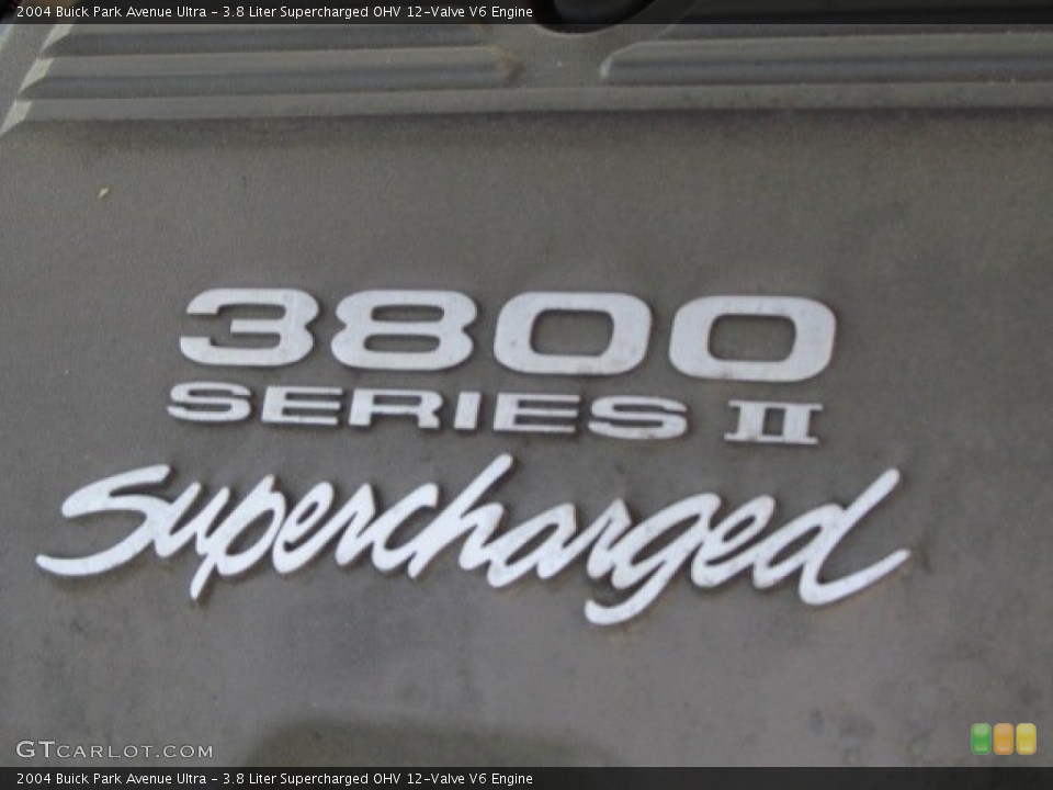 3.8 Liter Supercharged OHV 12-Valve V6 2004 Buick Park Avenue Engine