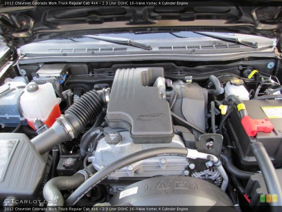 2.9 Liter DOHC 16-Valve Vortec 4 Cylinder Engine for the 2012 Chevrolet Colorado #71312024