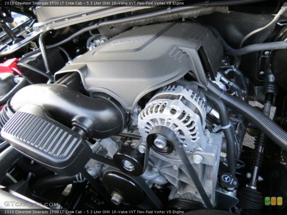 5.3 Liter OHV 16-Valve VVT Flex-Fuel Vortec V8 Engine for the 2013 Chevrolet Silverado 1500 #71318320