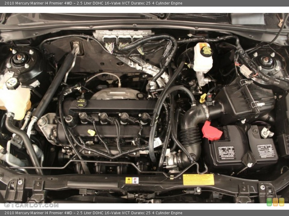 2.5 Liter DOHC 16-Valve iVCT Duratec 25 4 Cylinder Engine for the 2010 Mercury Mariner #71333213
