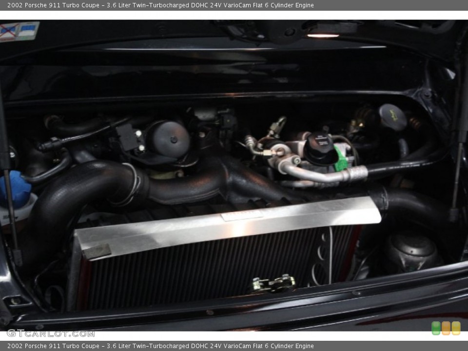 3.6 Liter Twin-Turbocharged DOHC 24V VarioCam Flat 6 Cylinder Engine for the 2002 Porsche 911 #71339198