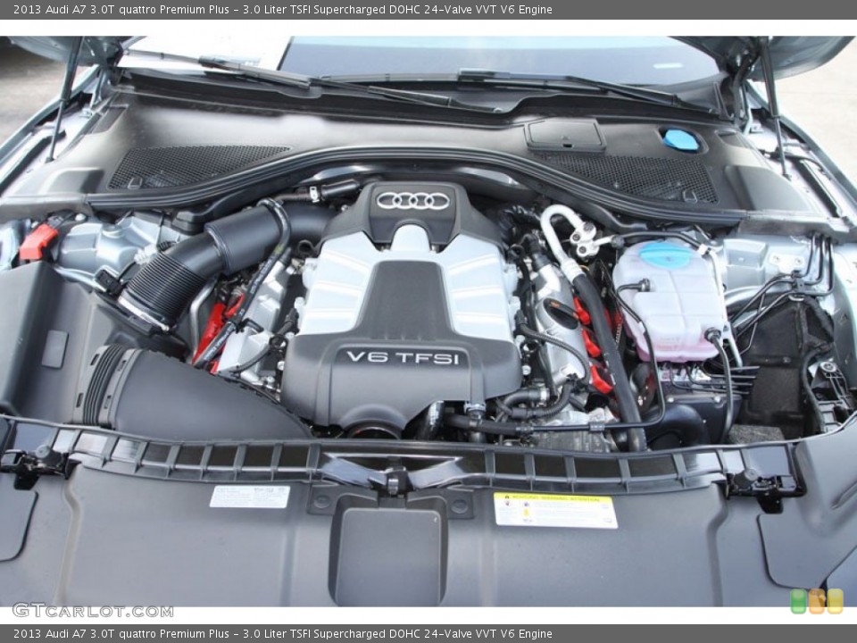 3.0 Liter TSFI Supercharged DOHC 24-Valve VVT V6 Engine for the 2013 Audi A7 #71354042