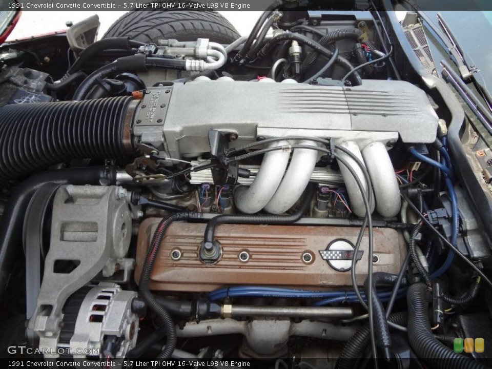 5.7 Liter TPI OHV 16-Valve L98 V8 Engine for the 1991 Chevrolet Corvette #71377498