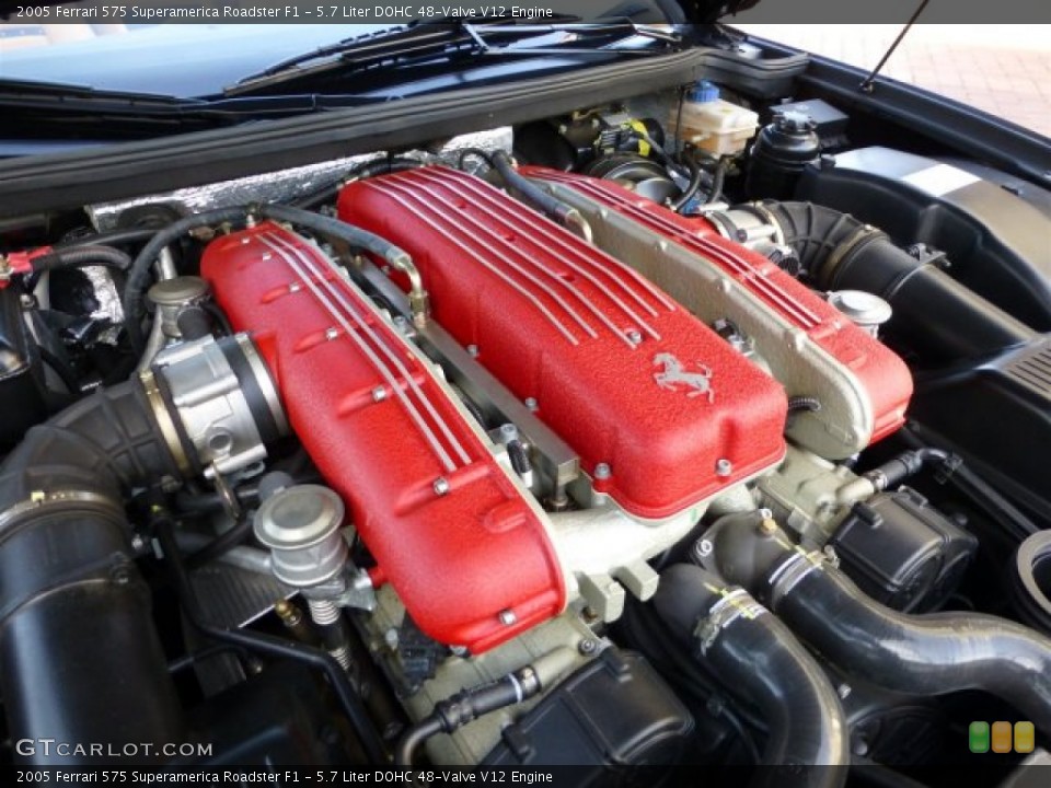 5.7 Liter DOHC 48-Valve V12 Engine for the 2005 Ferrari 575 Superamerica #71380690
