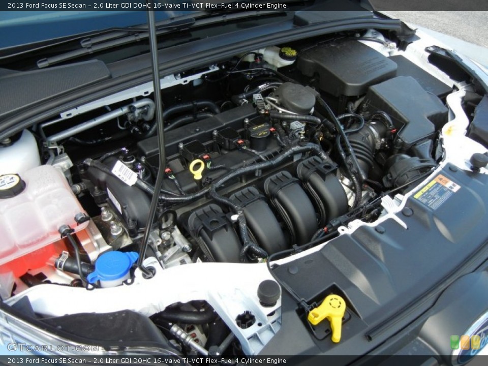 2.0 Liter GDI DOHC 16-Valve Ti-VCT Flex-Fuel 4 Cylinder Engine for the 2013 Ford Focus #71389543