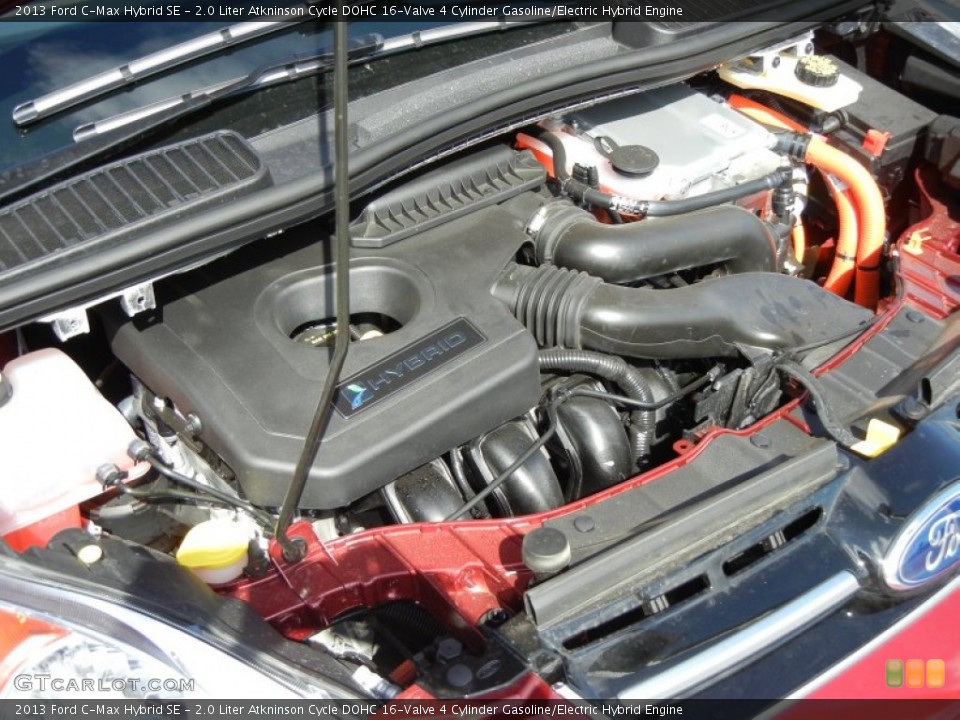 2.0 Liter Atkninson Cycle DOHC 16-Valve 4 Cylinder Gasoline/Electric Hybrid Engine for the 2013 Ford C-Max #71390137