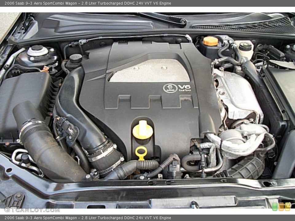 2.8 Liter Turbocharged DOHC 24V VVT V6 Engine for the 2006 Saab 9-3 #71391310