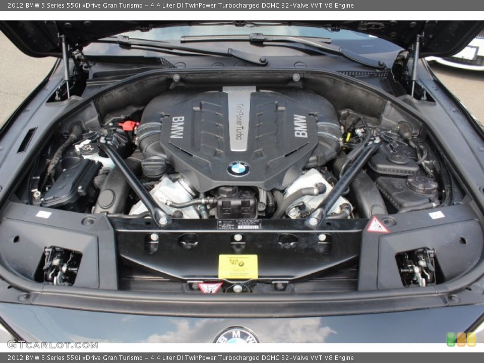 4.4 Liter DI TwinPower Turbocharged DOHC 32-Valve VVT V8 Engine for the 2012 BMW 5 Series #71399725