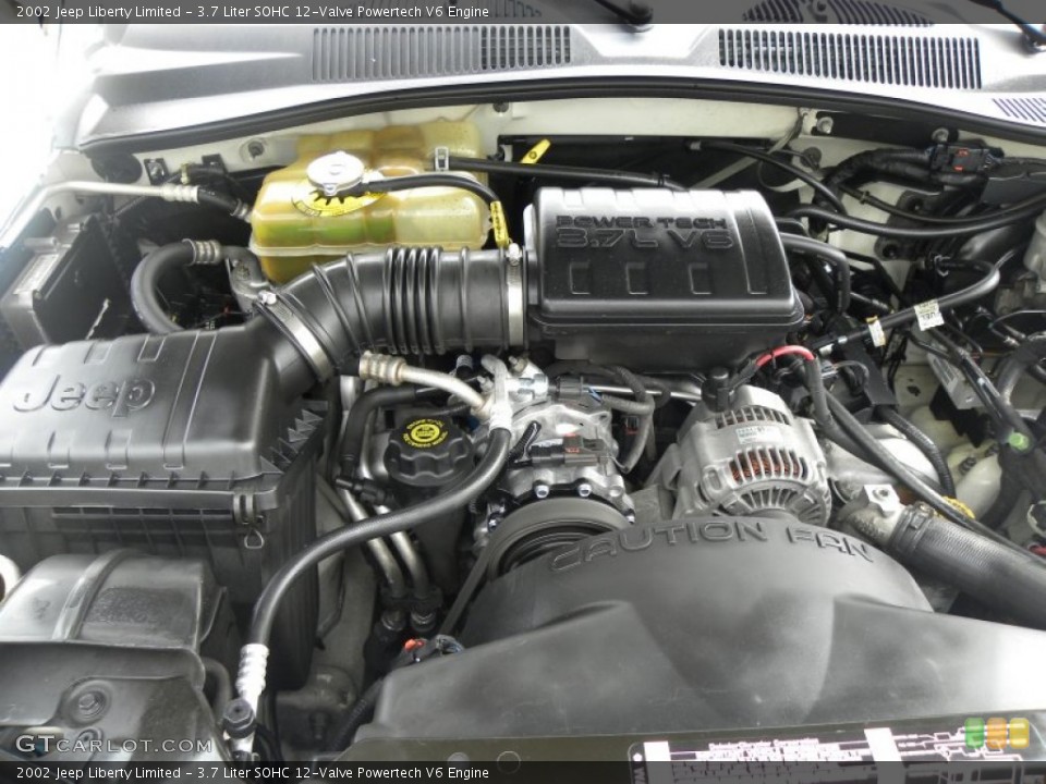 3.7 Liter SOHC 12-Valve Powertech V6 Engine for the 2002 Jeep Liberty #71406922