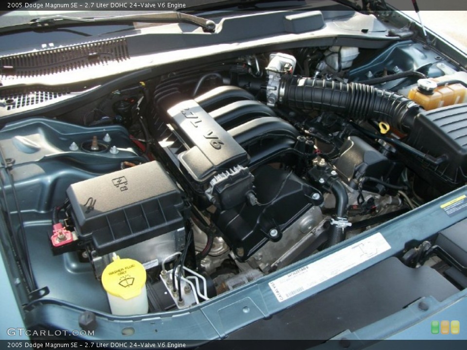 2.7 Liter DOHC 24-Valve V6 2005 Dodge Magnum Engine