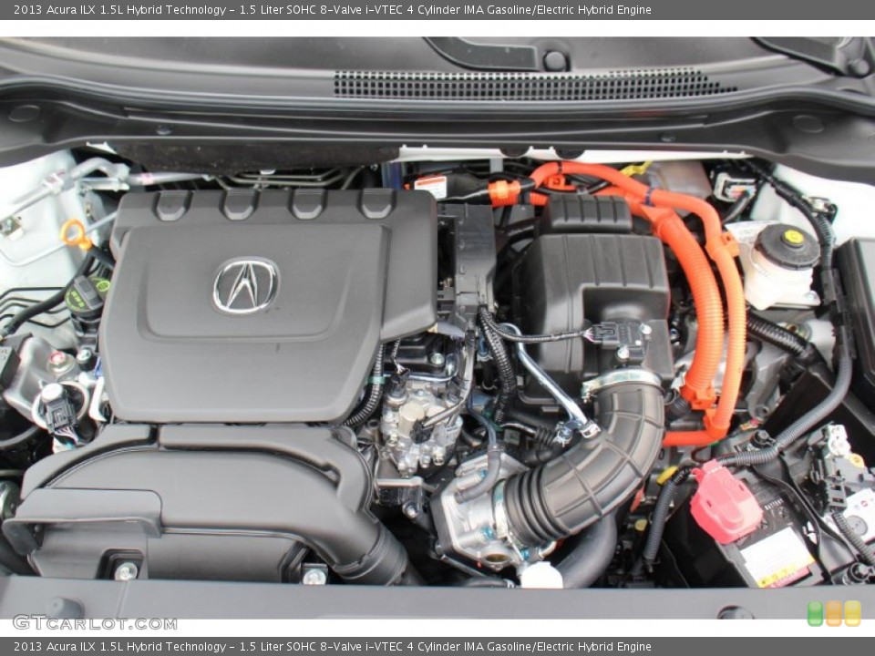 1.5 Liter SOHC 8-Valve i-VTEC 4 Cylinder IMA Gasoline/Electric Hybrid Engine for the 2013 Acura ILX #71415367