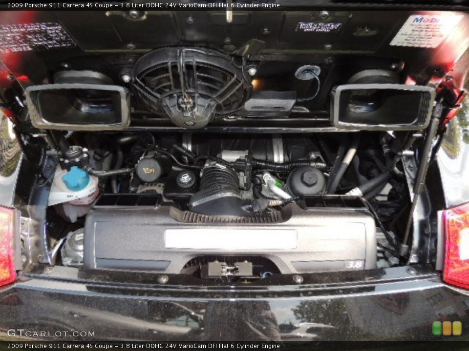 3.8 Liter DOHC 24V VarioCam DFI Flat 6 Cylinder Engine for the 2009 Porsche 911 #71415601