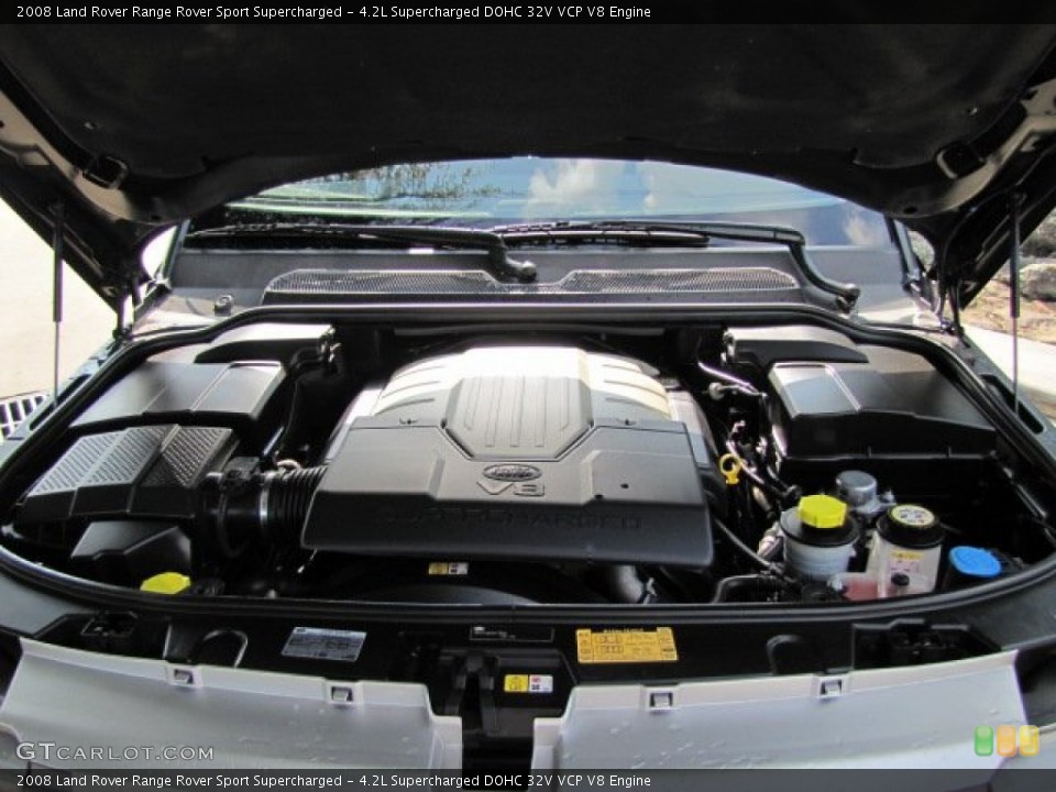 4.2L Supercharged DOHC 32V VCP V8 Engine for the 2008 Land Rover Range Rover Sport #71420998