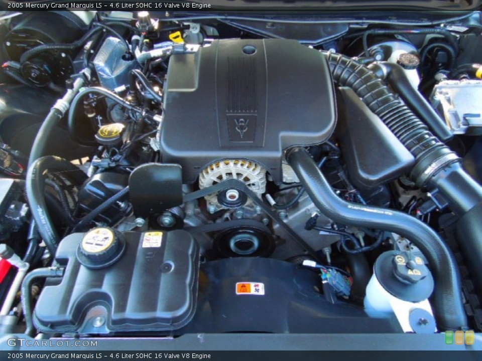 4.6 Liter SOHC 16 Valve V8 Engine for the 2005 Mercury Grand Marquis #71424523