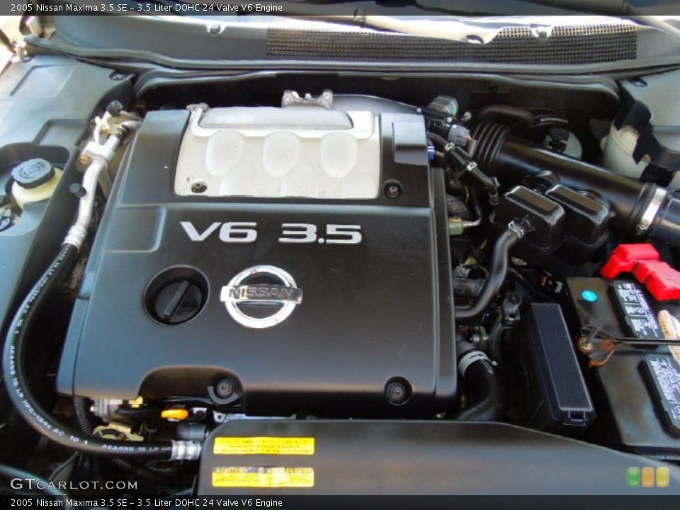 3.5 Liter DOHC 24 Valve V6 Engine for the 2005 Nissan Maxima #71425489
