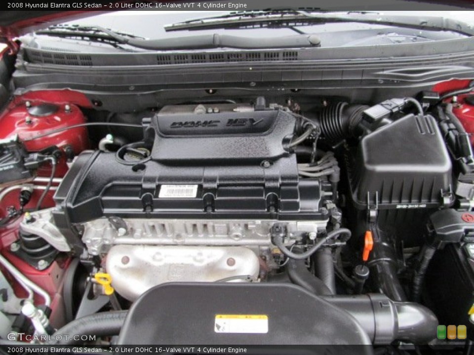 2.0 Liter DOHC 16-Valve VVT 4 Cylinder Engine for the 2008 Hyundai Elantra #71427434