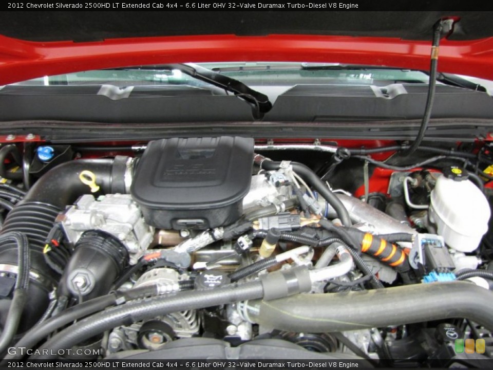 6.6 Liter OHV 32-Valve Duramax Turbo-Diesel V8 Engine for the 2012 Chevrolet Silverado 2500HD #71438072