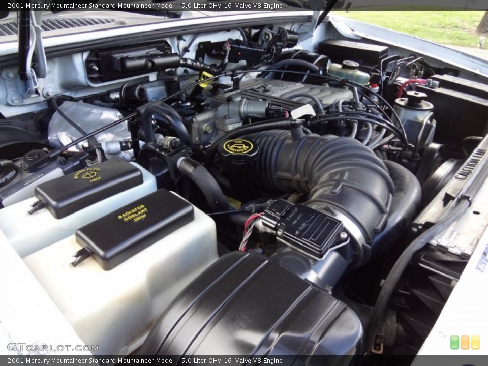 5.0 Liter OHV 16-Valve V8 Engine for the 2001 Mercury Mountaineer #71439257