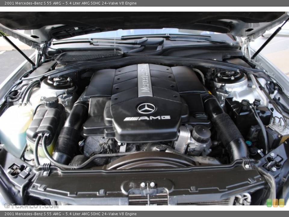 5.4 Liter AMG SOHC 24-Valve V8 2001 Mercedes-Benz S Engine