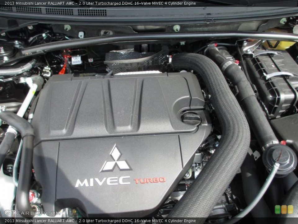 2.0 Liter Turbocharged DOHC 16-Valve MIVEC 4 Cylinder Engine for the 2013 Mitsubishi Lancer #71442353