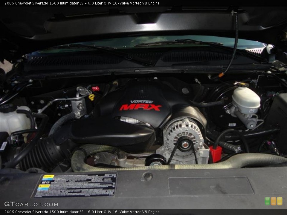 6.0 Liter OHV 16-Valve Vortec V8 2006 Chevrolet Silverado 1500 Engine