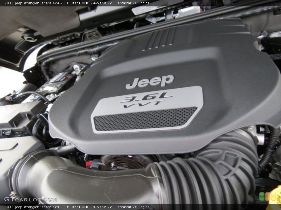 3.6 Liter DOHC 24-Valve VVT Pentastar V6 Engine for the 2013 Jeep Wrangler #71474648