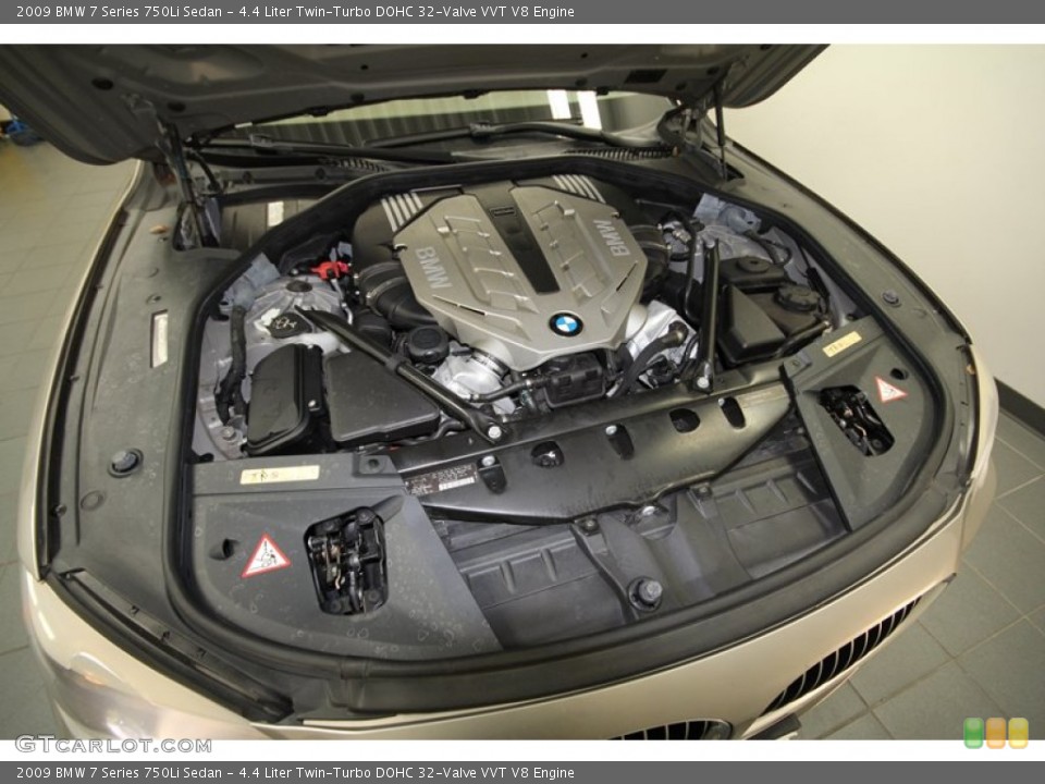 4.4 Liter Twin-Turbo DOHC 32-Valve VVT V8 Engine for the 2009 BMW 7 Series #71492686