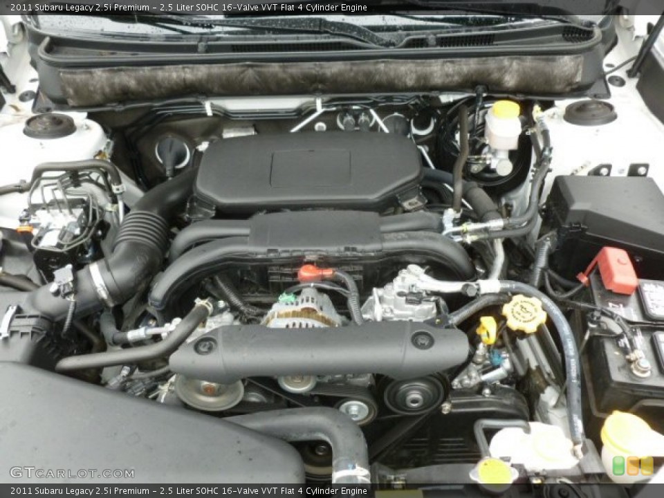 2.5 Liter SOHC 16-Valve VVT Flat 4 Cylinder Engine for the 2011 Subaru Legacy #71495827