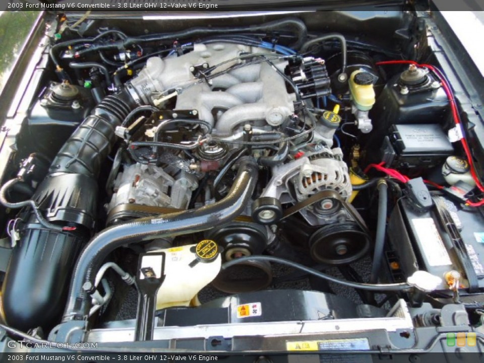 3.8 Liter OHV 12-Valve V6 Engine for the 2003 Ford Mustang #71497093