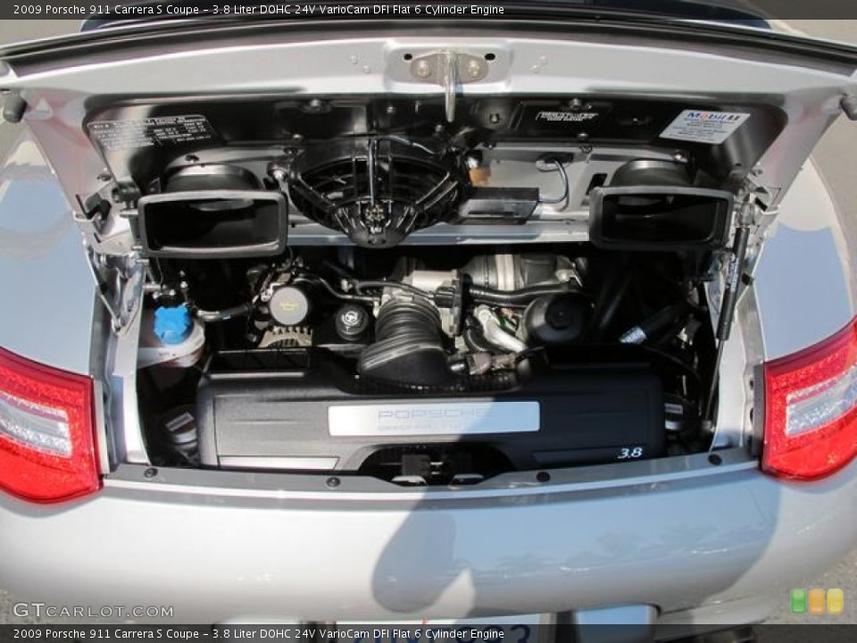 3.8 Liter DOHC 24V VarioCam DFI Flat 6 Cylinder Engine for the 2009 Porsche 911 #71500942