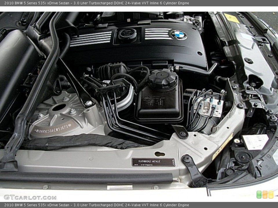 3.0 Liter Turbocharged DOHC 24-Valve VVT Inline 6 Cylinder Engine for the 2010 BMW 5 Series #71507306