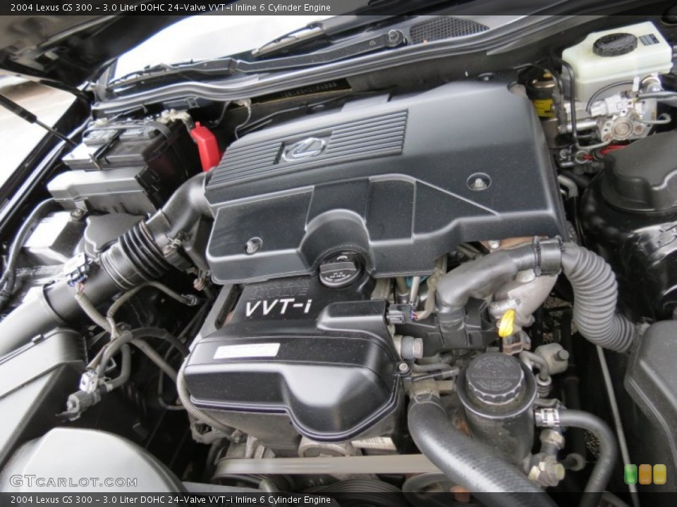 3.0 Liter DOHC 24-Valve VVT-i Inline 6 Cylinder 2004 Lexus GS Engine