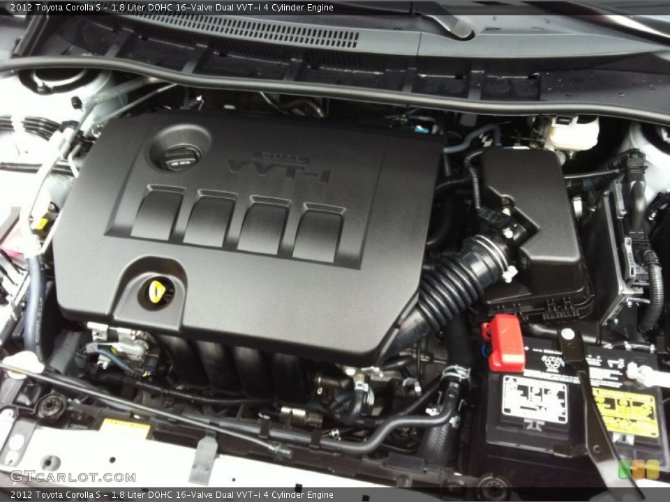 1.8 Liter DOHC 16-Valve Dual VVT-i 4 Cylinder Engine for the 2012 Toyota Corolla #71519403
