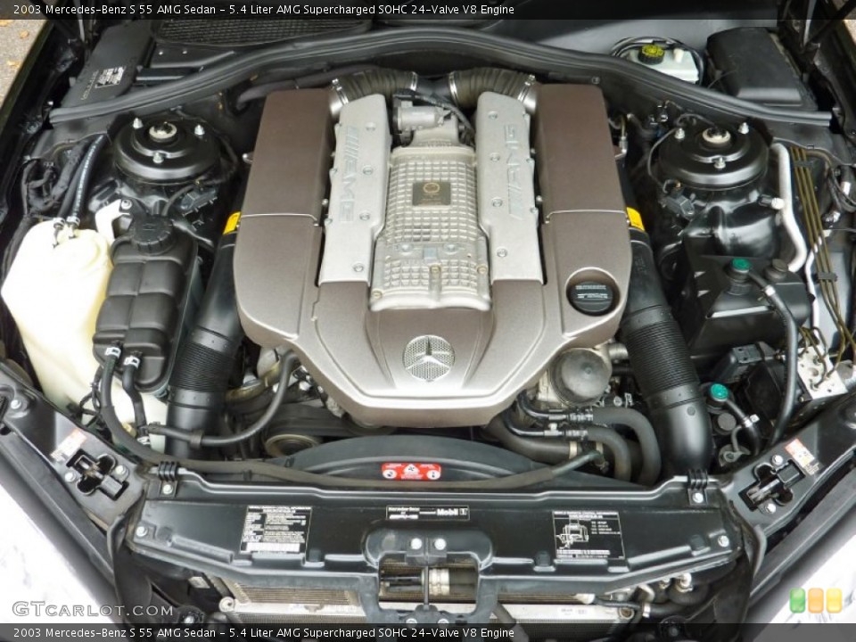 5.4 Liter AMG Supercharged SOHC 24-Valve V8 Engine for the 2003 Mercedes-Benz S #71521266