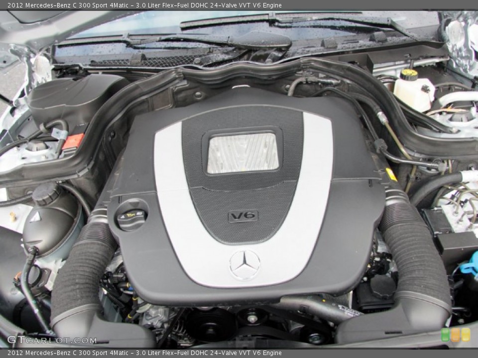 3.0 Liter Flex-Fuel DOHC 24-Valve VVT V6 Engine for the 2012 Mercedes-Benz C #71524175